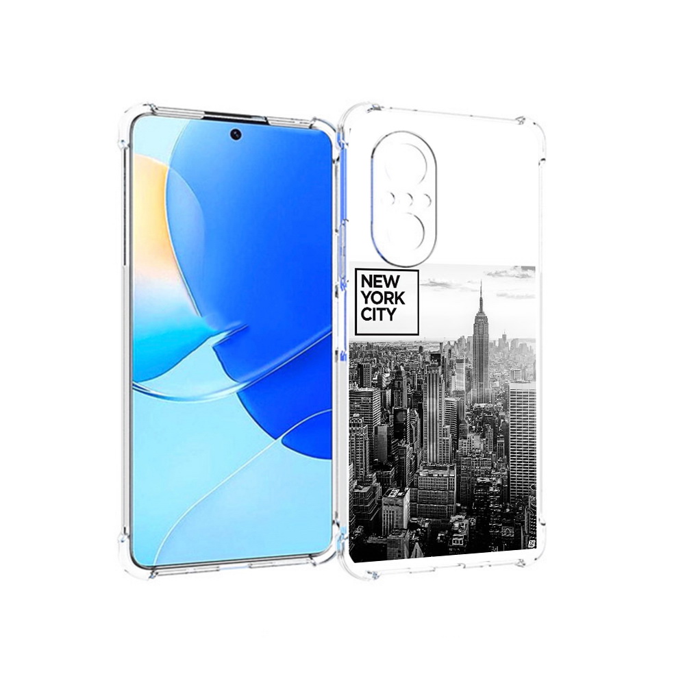 

Чехол MyPads Tocco для Huawei Nova 9 SE черно белый ньюерк, Прозрачный, Tocco