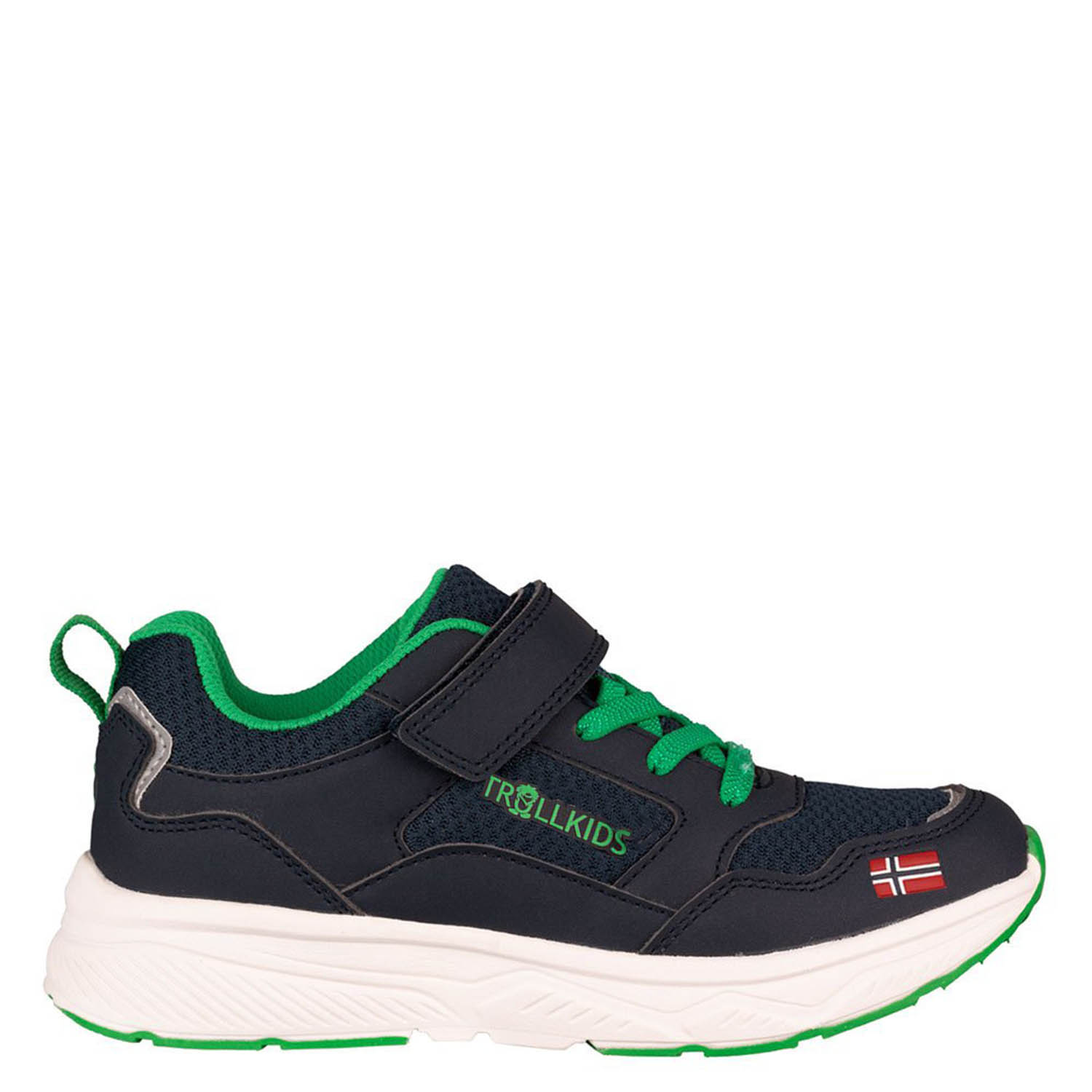 

Кроссовки Trollkids Kids Haugesund Sneaker Navy-Green 32, Синий, 270-100