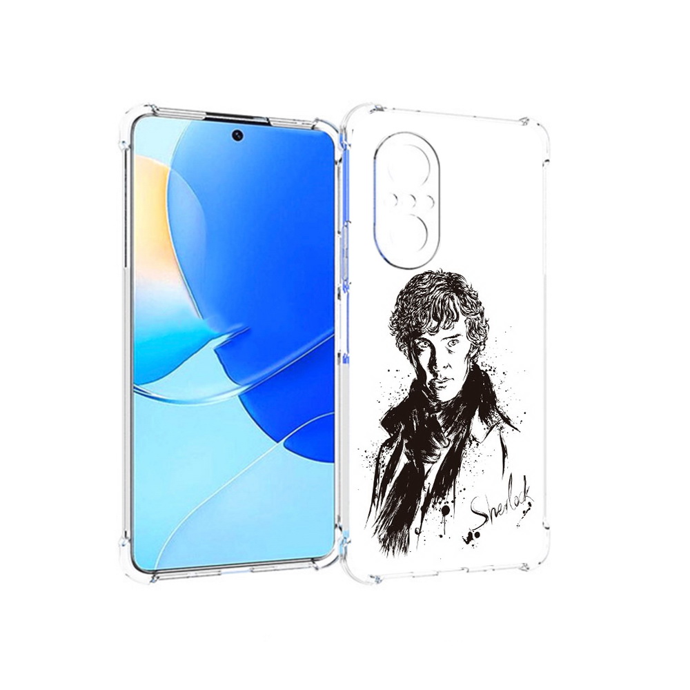 

Чехол MyPads Tocco для Huawei Nova 9 SE шерлок холмс портрет, Прозрачный, Tocco