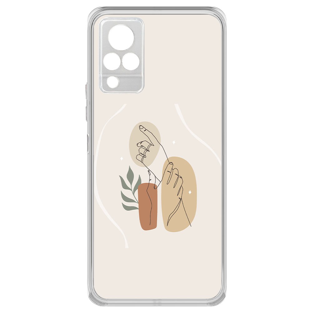 

Чехол-накладка Krutoff Clear Case Тонкость для Vivo V21, Прозрачный