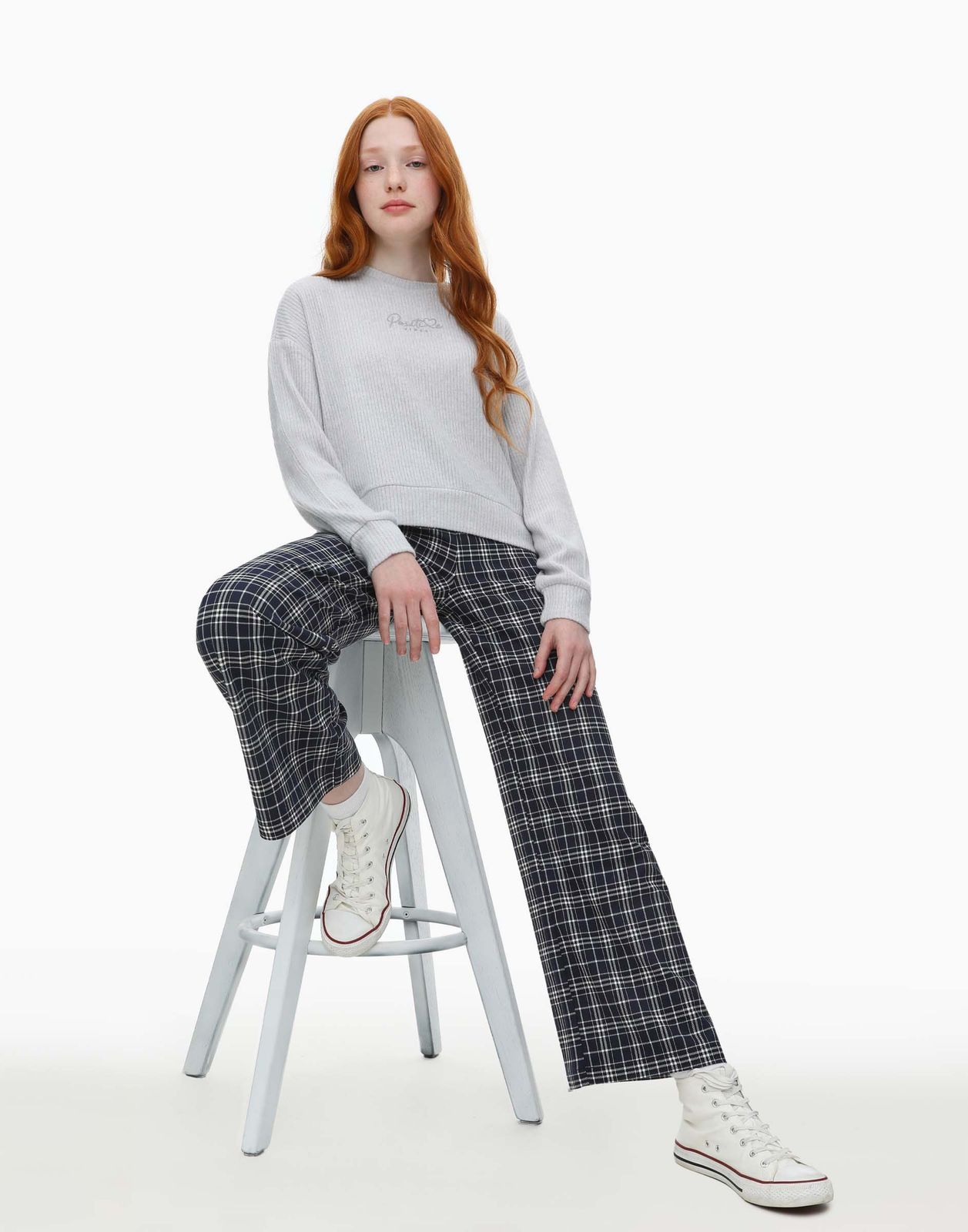 

Брюки детские Gloria Jeans GPT008957 синий/белый, 158, GPT008957