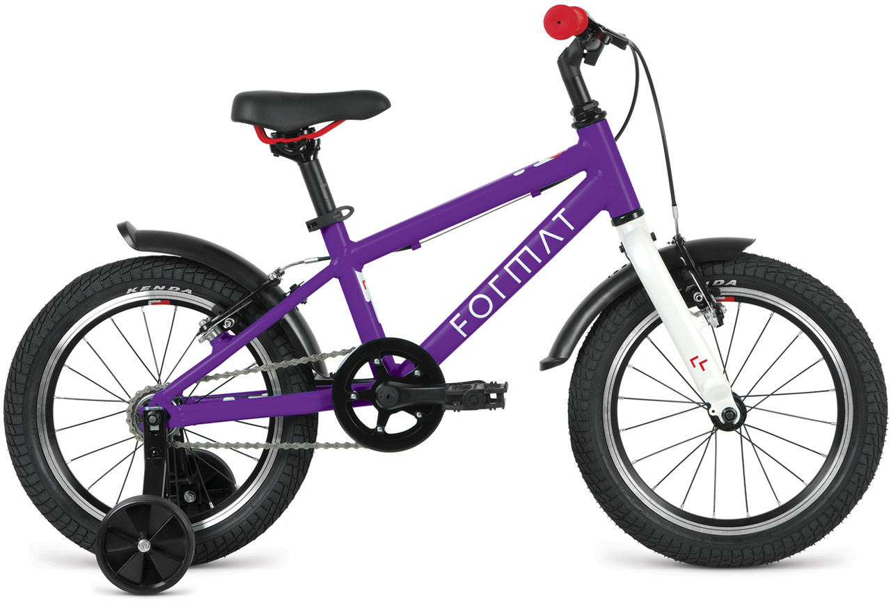 Велосипед FORMAT kids 16 2022 фиолетовый