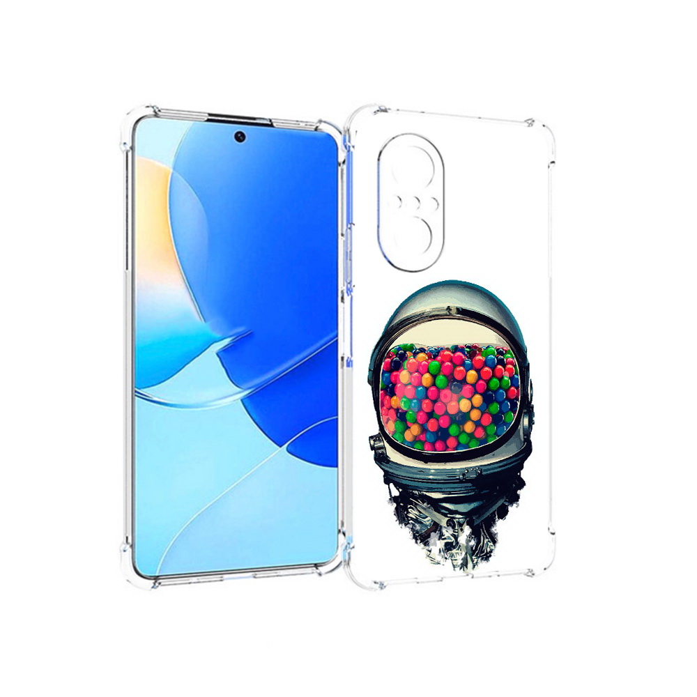 

Чехол MyPads Tocco для Huawei Nova 9 SE шлем космонавта, Прозрачный, Tocco