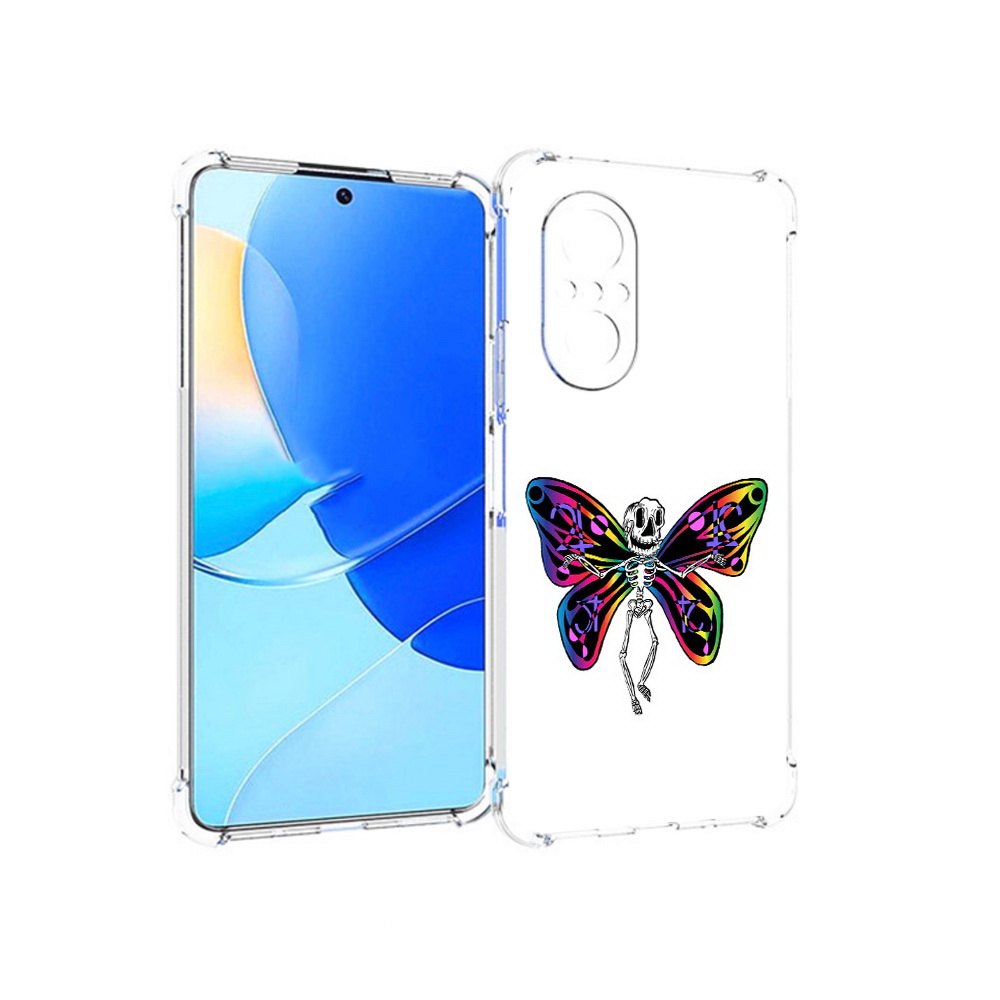 

Чехол MyPads Tocco для Huawei Nova 9 SE эффект бабочки, Прозрачный, Tocco