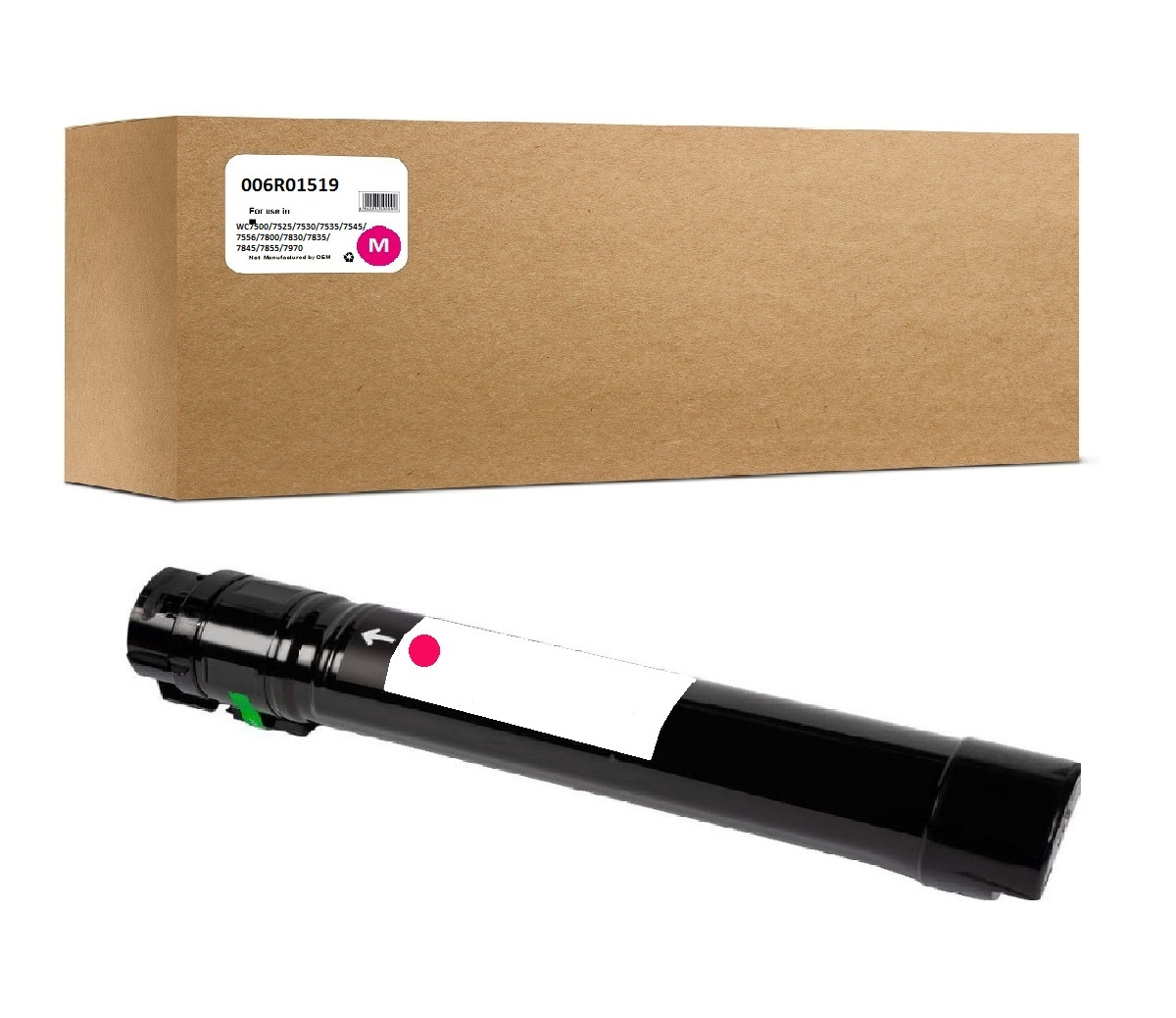

Картридж OEM 006R01519 для Xerox WC 7545/7556 Magenta 15K, Пурпурный, OEM 006R01519