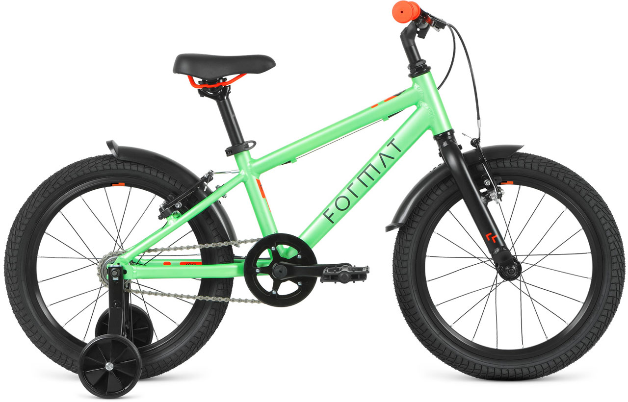 Велосипед FORMAT kids 18 2022 зеленый матовый