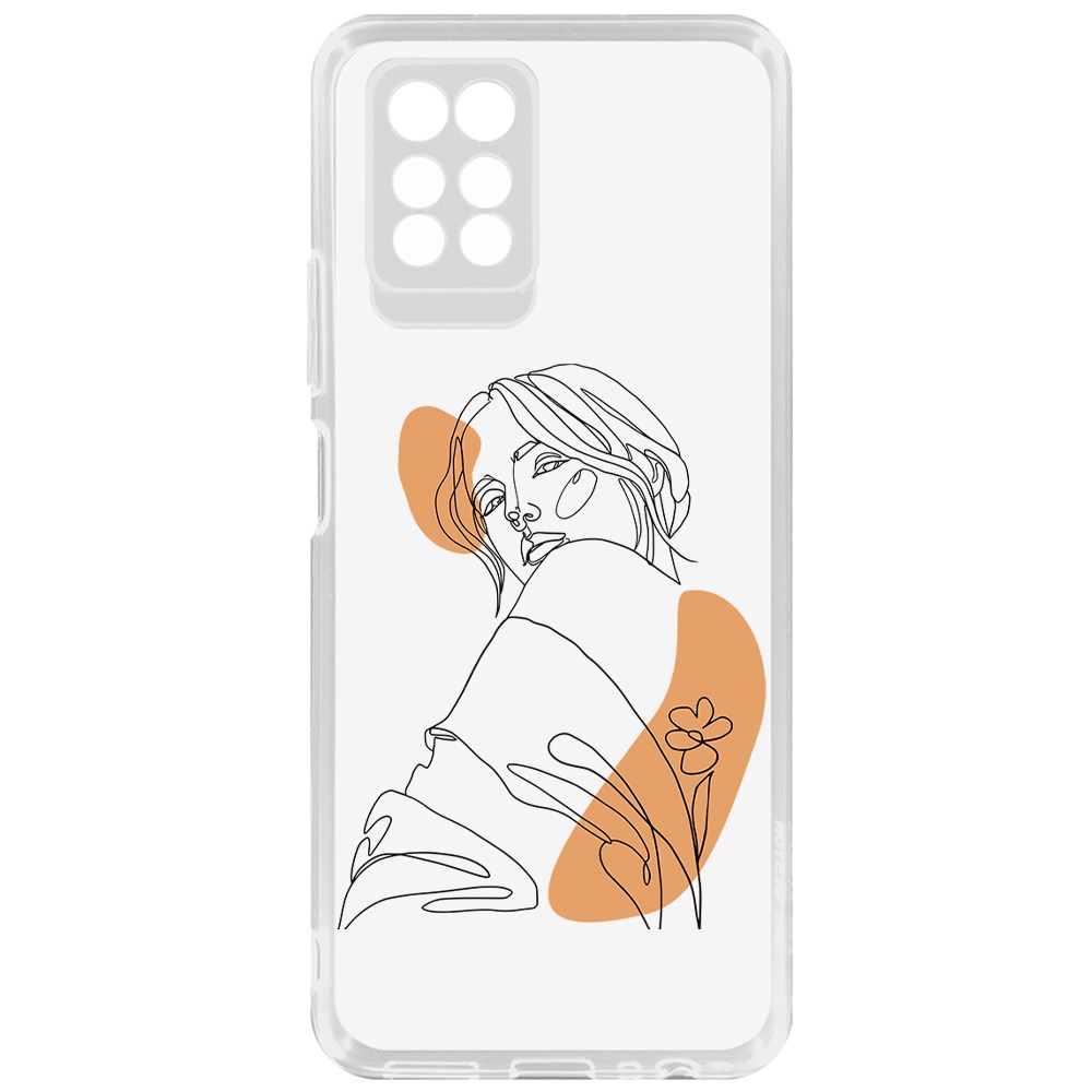 

Чехол-накладка Krutoff Clear Case Загадка для Infinix Note 10 Pro, Прозрачный
