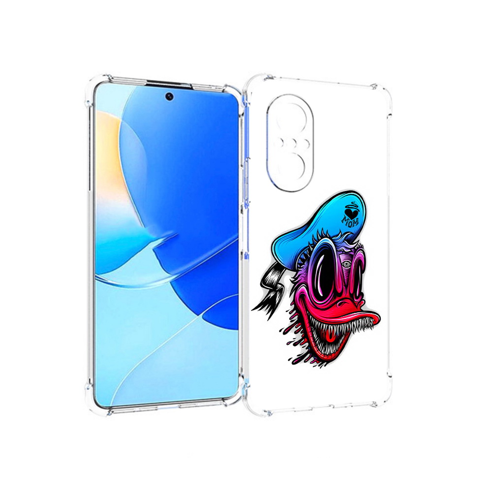 

Чехол MyPads Tocco для Huawei Nova 9 SE Дональд, Прозрачный, Tocco