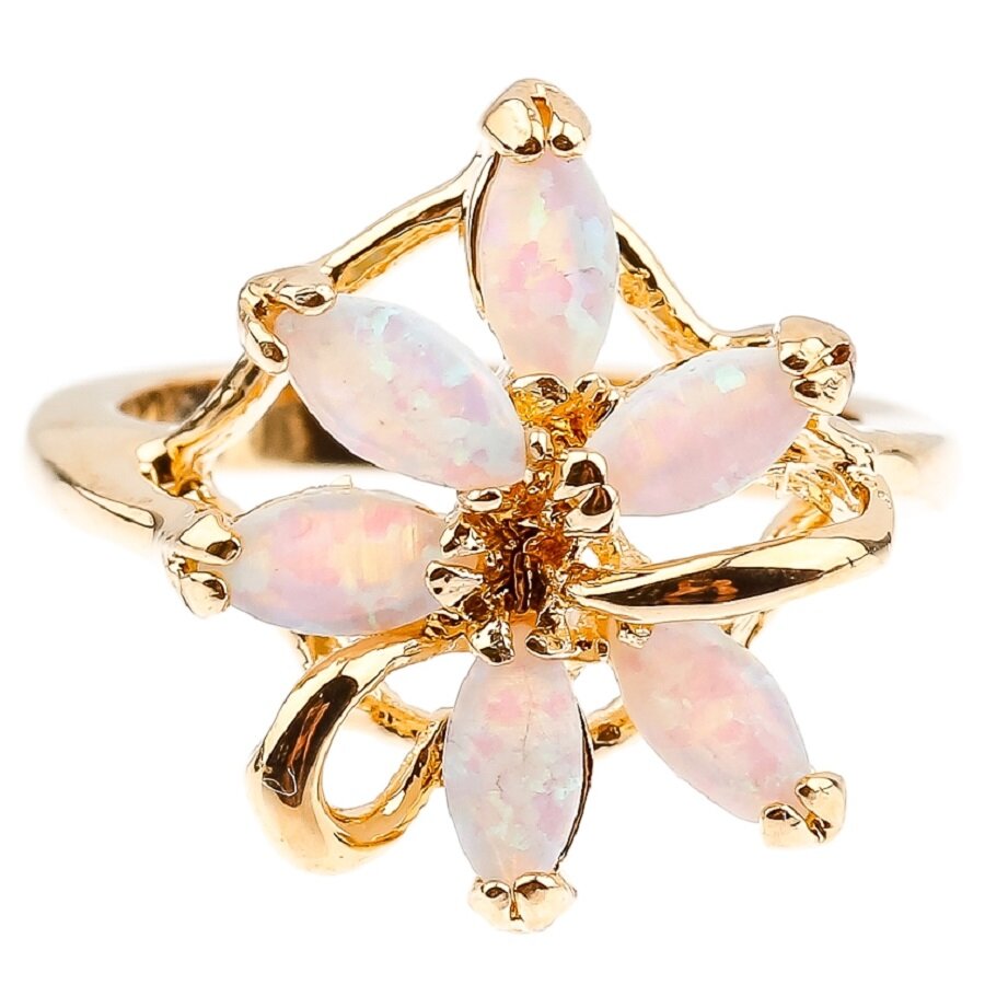 

Кольцо из бижутерного сплава р.18 Lotus Jewelry OLD_66R-08oj, опал искусственный, OLD_66R-08oj