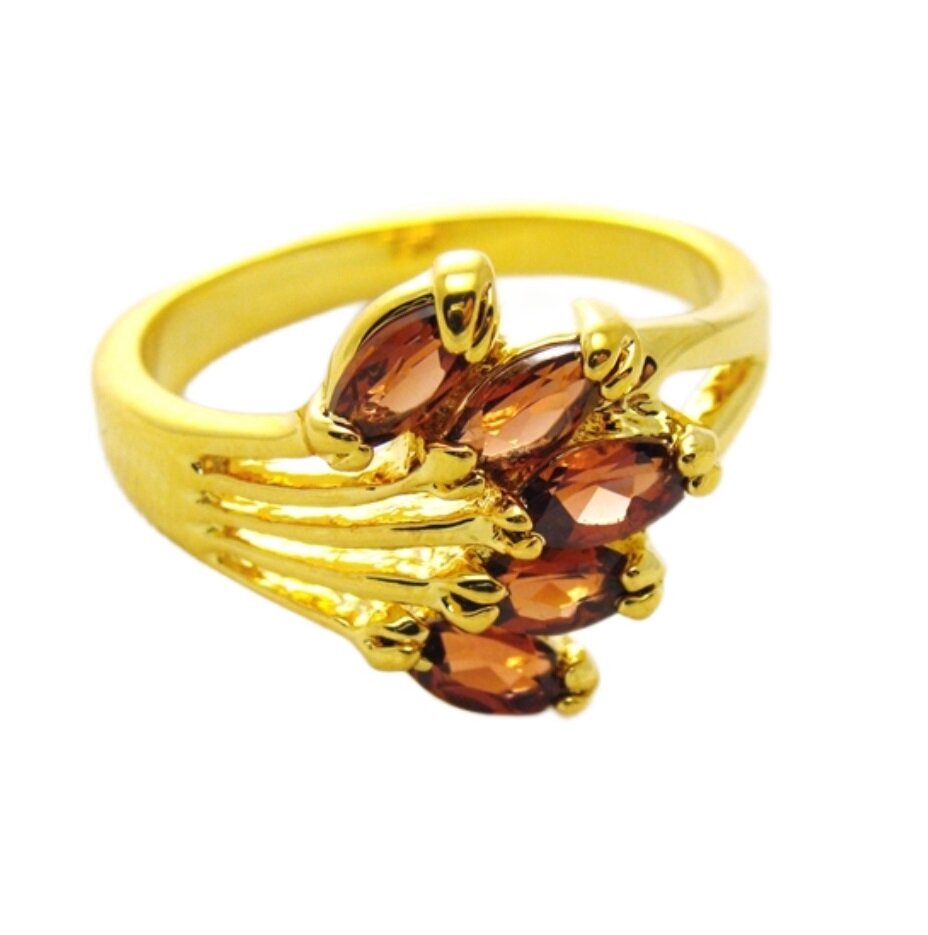 

Кольцо из бижутерного сплава р.  Lotus Jewelry OLD_42R-25gn, гранат, OLD_42R-25gn