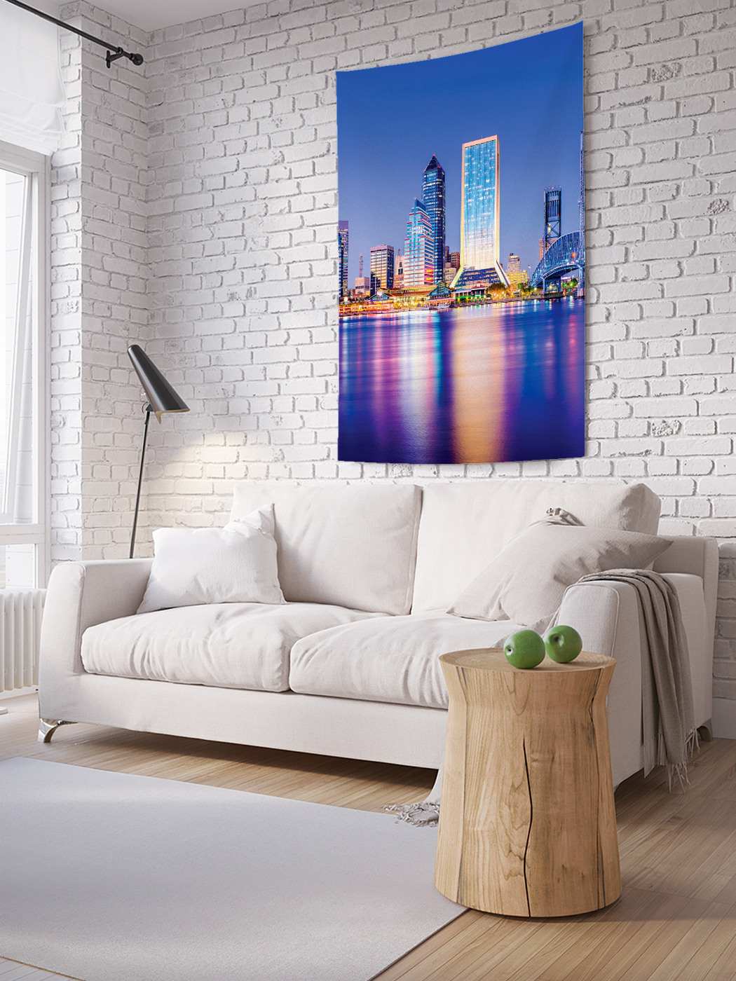

Вертикальное фотопанно на стену JoyArty Уютный город 150x200 см, Уютный город