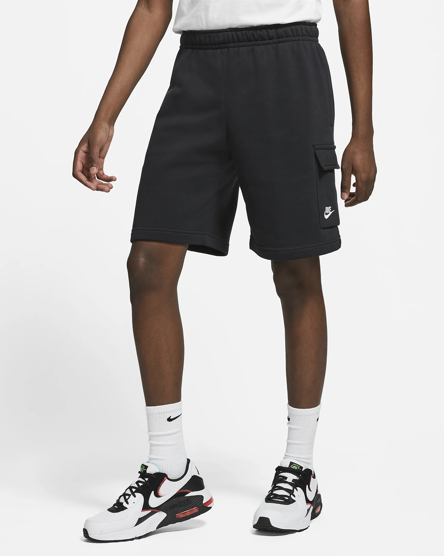 

Шорты мужские Nike Sportswear Club CZ9956-010 черные M, Черный, Sportswear Club