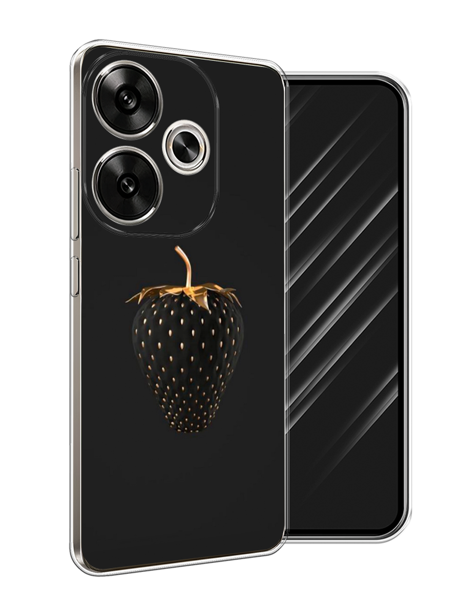 

Чехол Awog на Xiaomi Redmi Turbo 3 "Черно-золотая клубника", Черный;золотистый, 322150-1