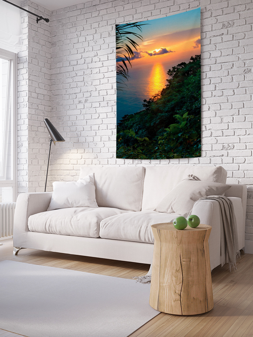 

Вертикальное фотопанно на стену JoyArty Облака на закате 150x200 см, Облака на закате