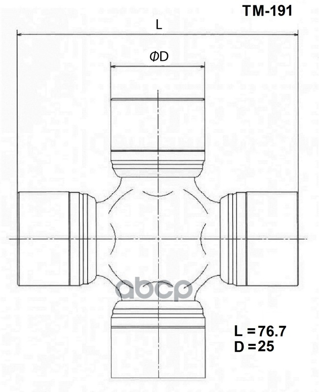 

TOYO Крестовина ЯПОНИЯ 25,00 76,80 1шт