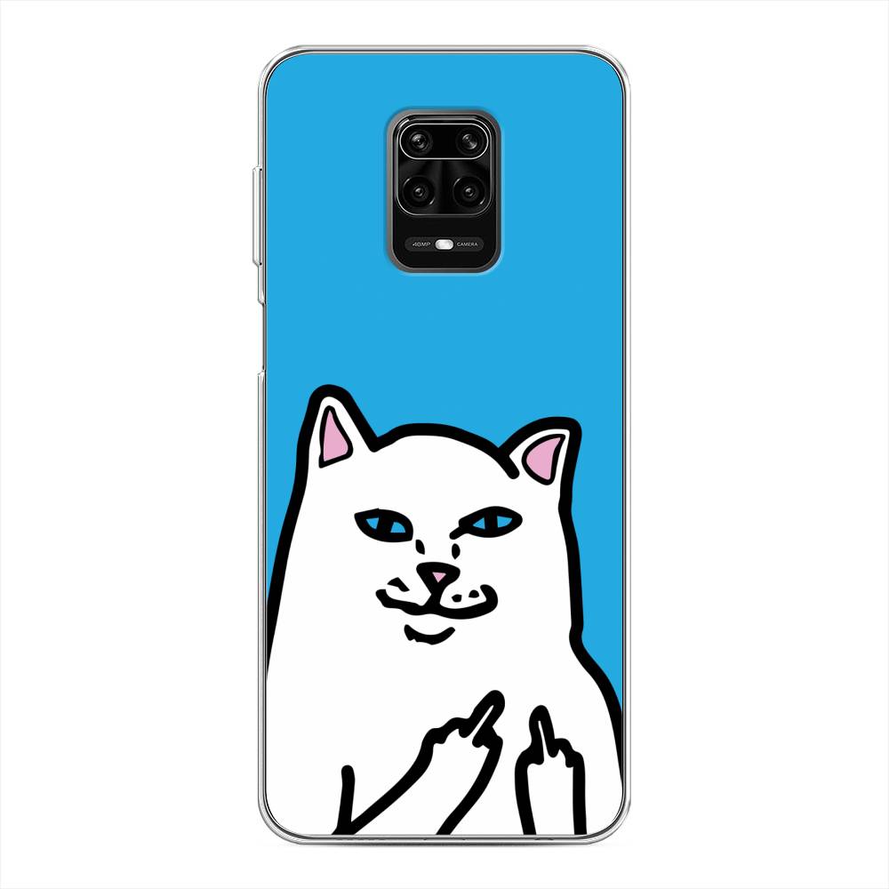 фото Чехол awog "кот жесть" для xiaomi redmi note 9s