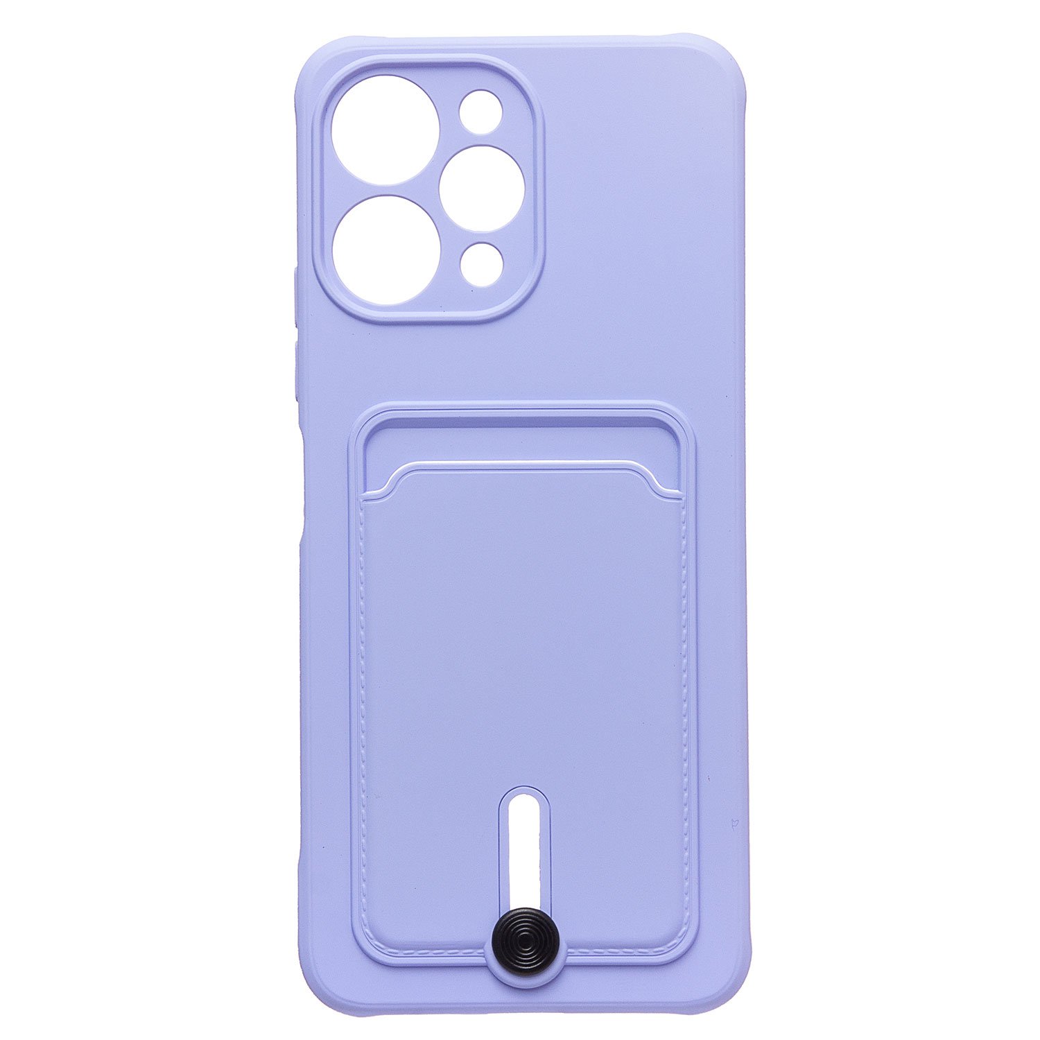 

Чехол для Xiaomi Redmi 12 (23053RN02Y) силиконовый с картхолдером 4 фиолетовый