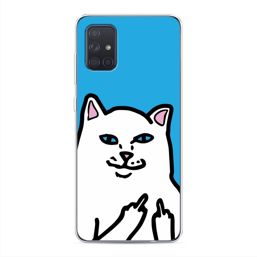 фото Чехол awog "кот жесть" для samsung galaxy a71