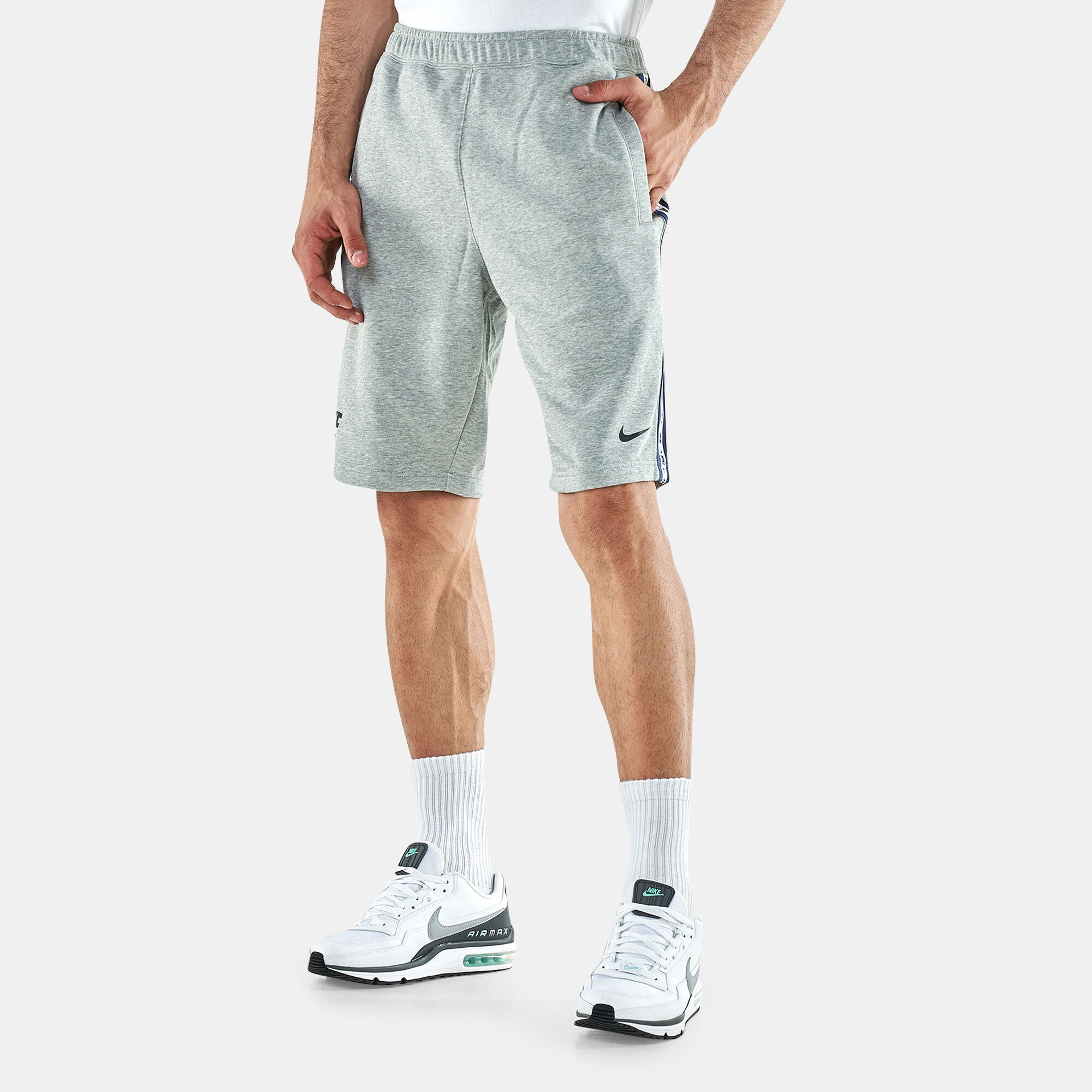Спортивные шорты мужские Nike Nsw Repeat Ft Short DR9973-063 серые 2XL