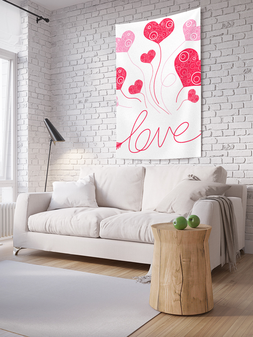 

Вертикальное фотопанно на стену JoyArty Любовное поднесение 150x200 см, Любовное поднесение