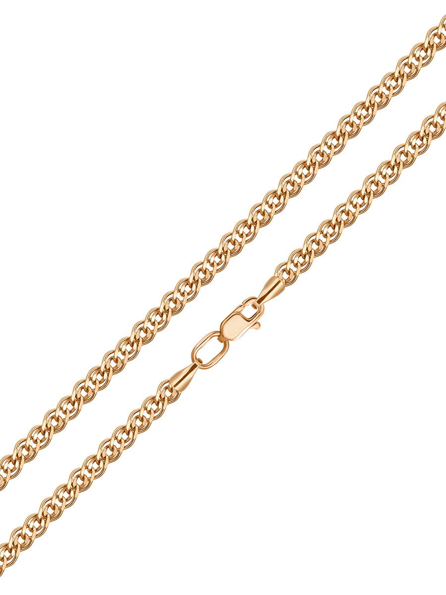 

Цепочка из золота 45 см MIUZ Diamonds (Московский ювелирный завод) C30-NC12-200PG-060, Золотистый, C30-NC12-200PG-060