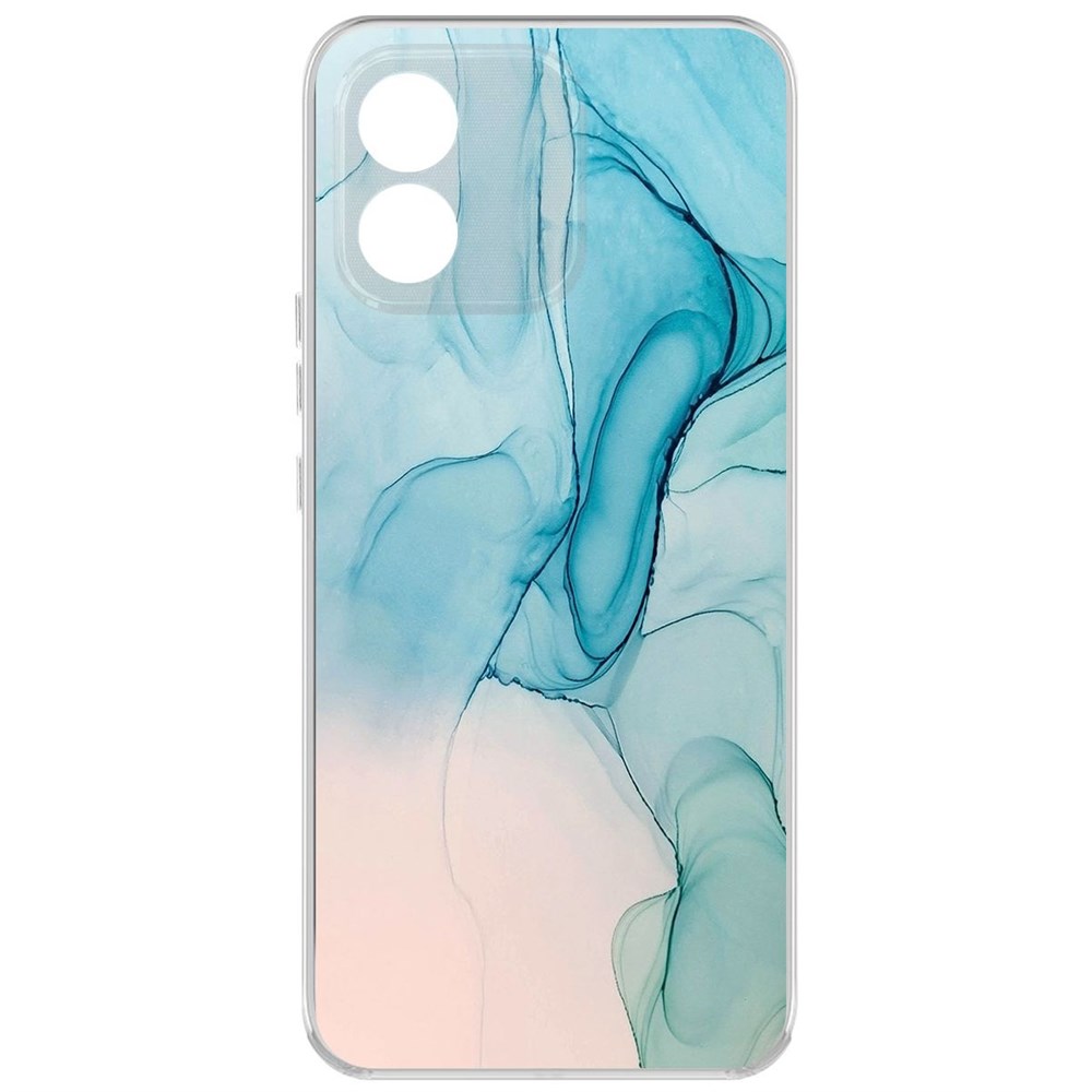 

Чехол-накладка Krutoff Clear Case Абстракт разводы для Honor X5, Прозрачный