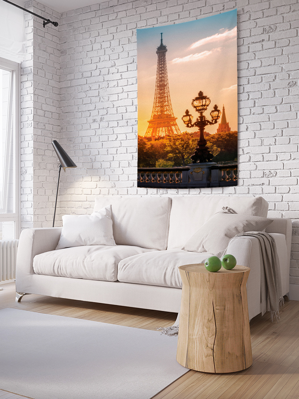 

Вертикальное фотопанно на стену JoyArty Закат в Париже 150x200 см, Закат в Париже