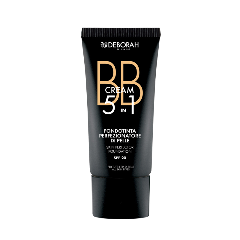 Тональный ВВ-крем Deborah Milano BB Cream 5 in 1 Skin Perfector Foundation т.04, 30 мл