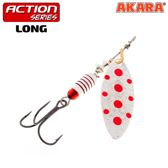 

Блесна вращающаяся Akara Action Series Long , 5 г, цвет A02, Серебристый