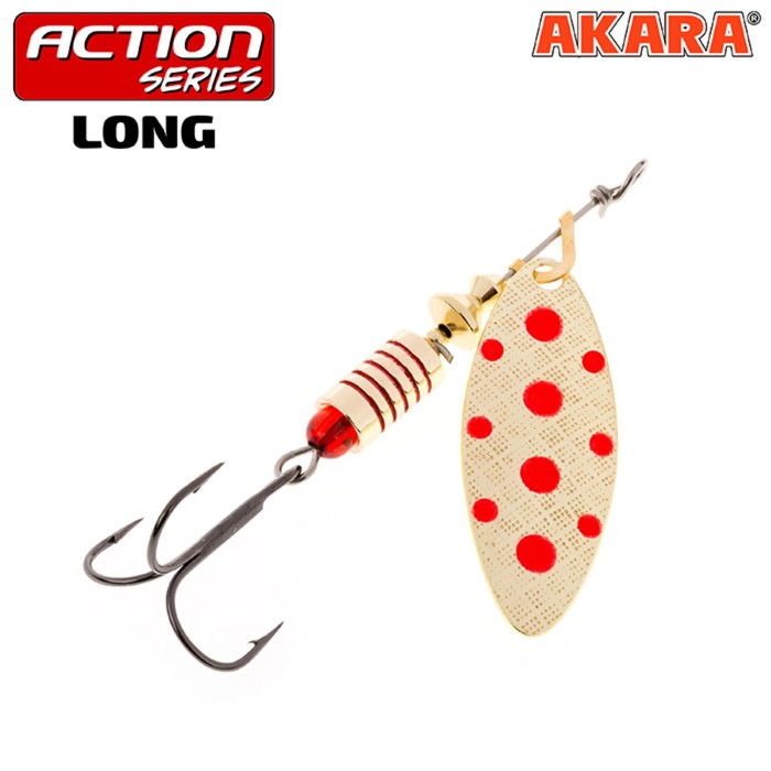 

Блесна вращающаяся Akara Action Series Long , 5 г, цвет A04, Золотистый