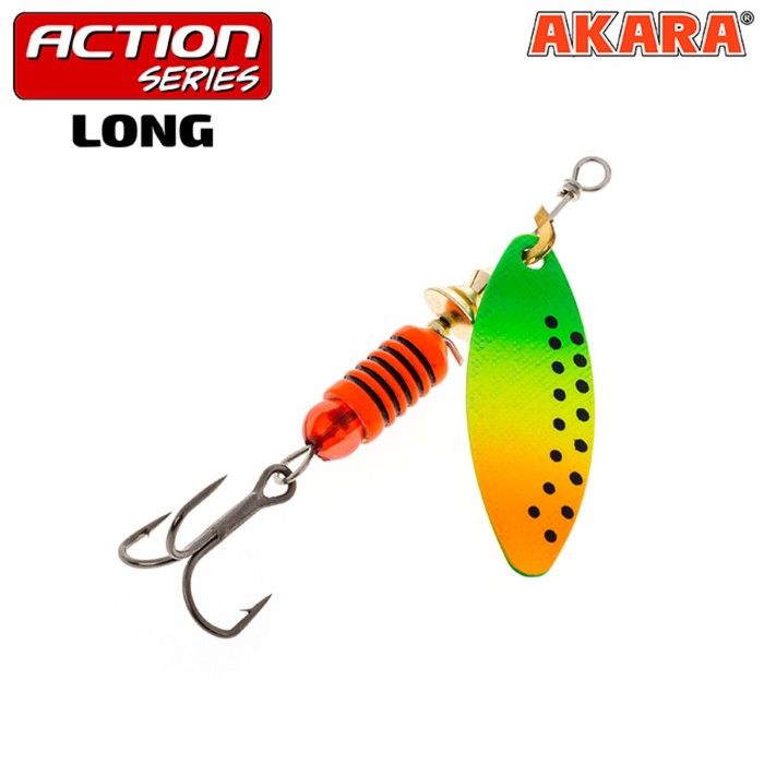 

Блесна вращающаяся Akara Action Series Long , 5 г, цвет A22, Разноцветный