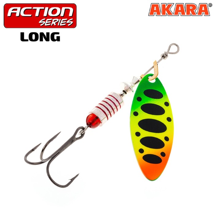 

Блесна вращающаяся Akara Action Series Long , 5 г, цвет A32, Разноцветный
