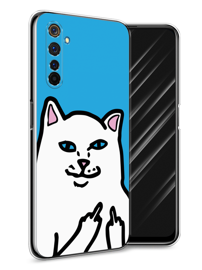 

Чехол Awog на Realme 6 Pro "Кот жесть", Разноцветный, 252850-9