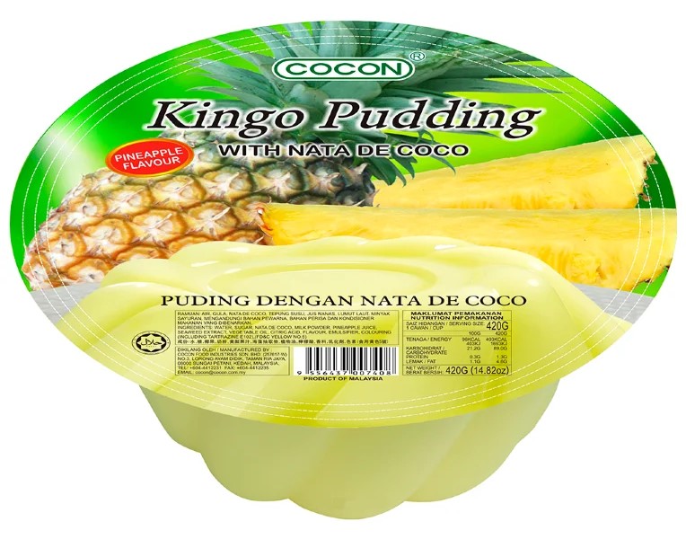 Пудинг Cocon с натуральными фруктами Ананас 420 г