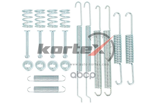 

Ремкомплект барабанных колодок Kortex kbd015