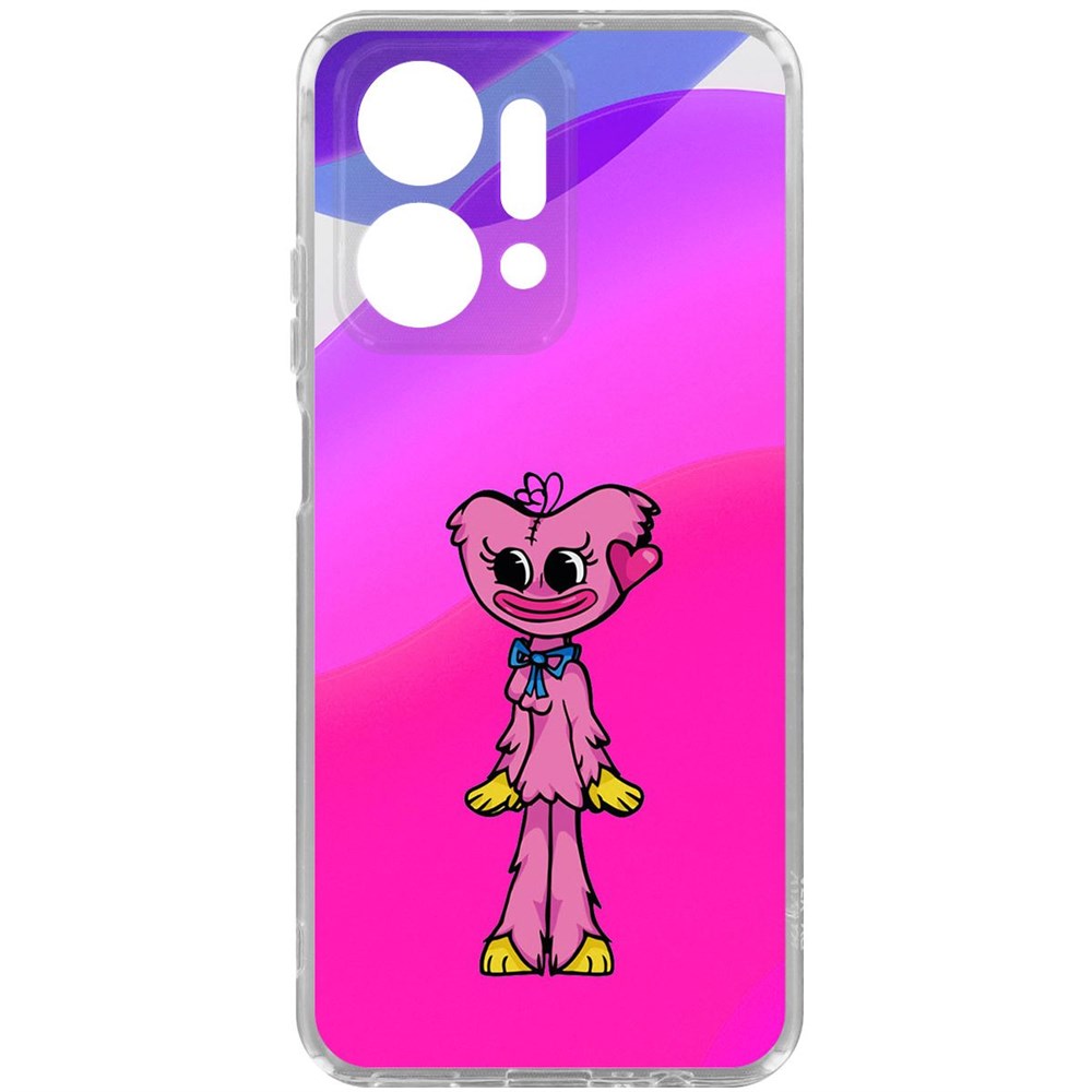 

Чехол-накладка Krutoff Clear Case Хаги Ваги - Киси Миси для Honor X7a, Прозрачный