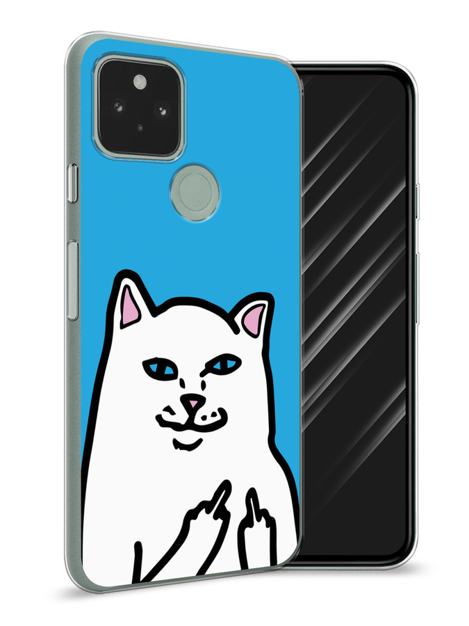 

Чехол Awog на Google Pixel 5A "Кот жесть", Разноцветный, 271050-9