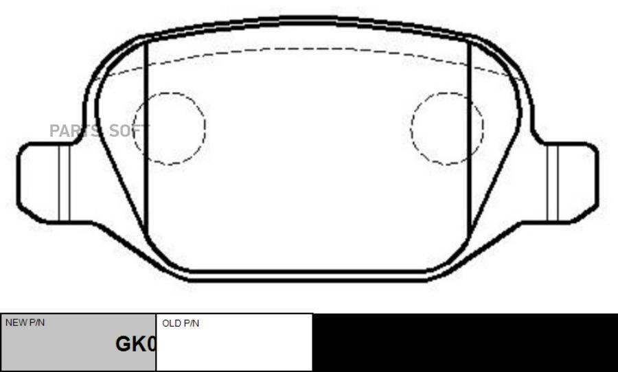 

Колодки тормозные дисковые задние LADA 11196, 21905 Kalina, Granta Sport