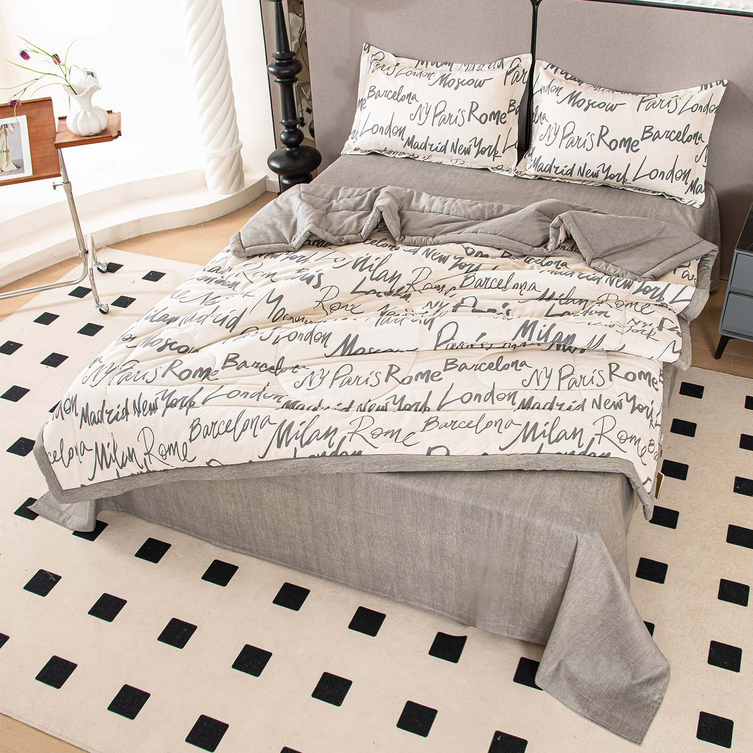 

Постельное белье Viva-Home Textile OB174 1,5 спальный, OB