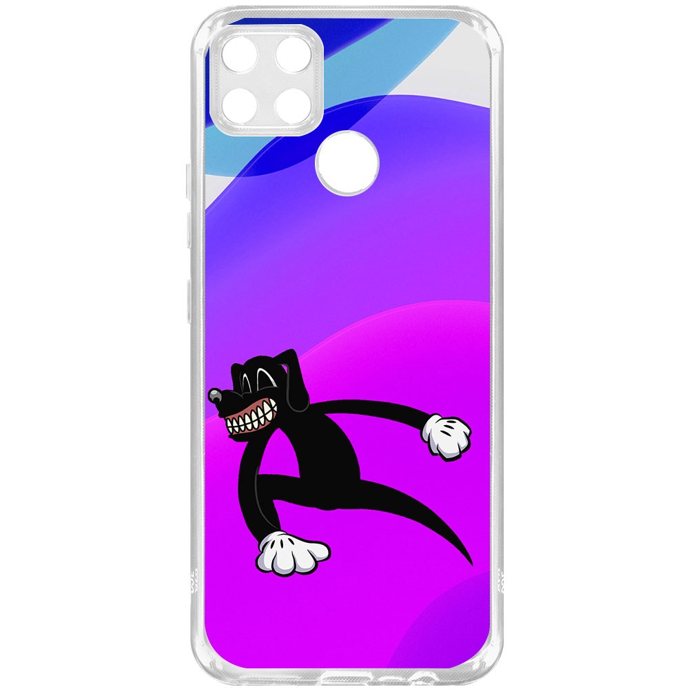 

Чехол-накладка Krutoff Clear Case Хаги Ваги - Картун Дог для Realme C25s, Прозрачный