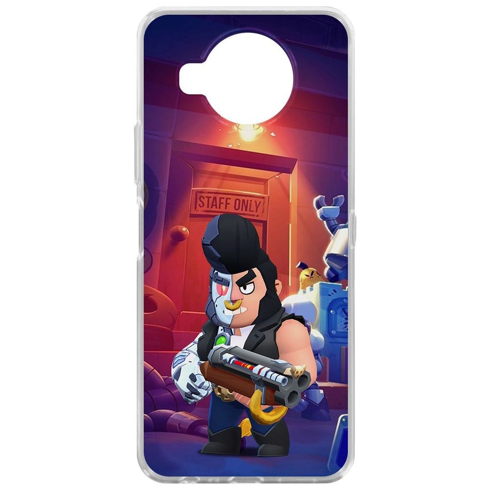 

Чехол-накладка Krutoff Clear Case Brawl Stars-Б-800 для Nokia 8.3 5G, Прозрачный