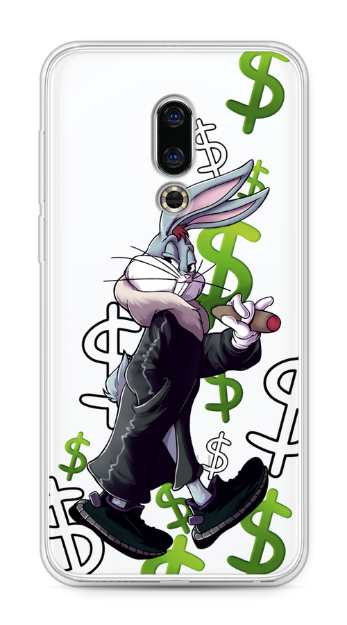 

Чехол на Meizu 16th "Rich Bugs Bunny", Зеленый;черный;голубой, 72750-6