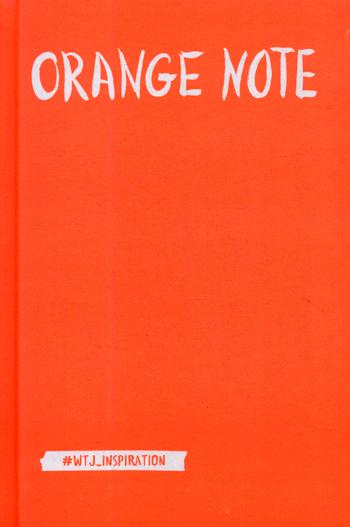 

Orange Note, Творческий блокнот с флуоресцентными страницами (твердый переплет)