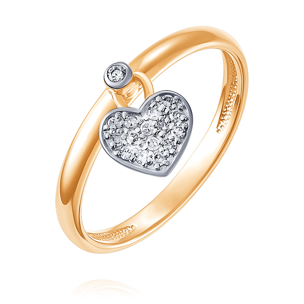 

Кольцо из красного золота р.  ADAMAS 14040628/01-А50Д-41, бриллиант, 14040628/01-А50Д-41