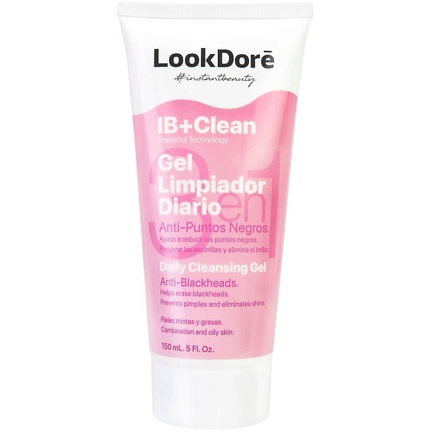 Гель для лица LookDore IB+Clean Daily Cleansing Gel 3 in 1 против черных точек 150 мл пилинг гель для лица la miso snail deep clean с муцином улитки глубоко очищающий 180 мл