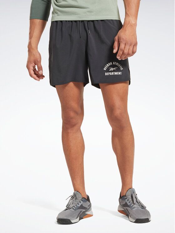

Спортивные шорты мужские Reebok 0000301515630 черные S, Черный, 0000301515630