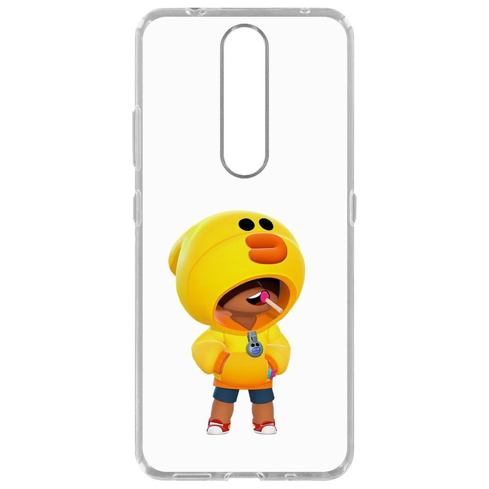 

Чехол-накладка Krutoff Clear Case Brawl Stars-Леон Салли для Nokia 2.4, Прозрачный