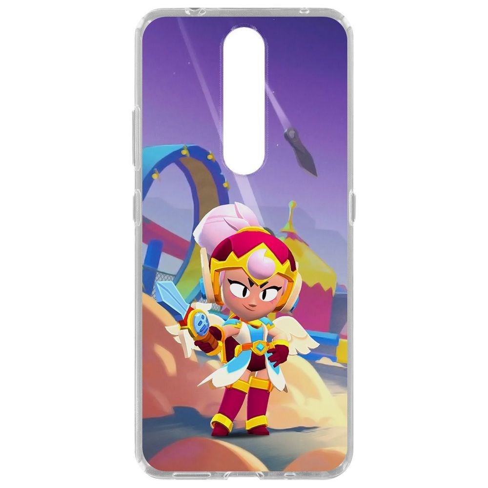 

Чехол-накладка Krutoff Clear Case Brawl Stars-Валькирия Джанет для Nokia 2.4, Прозрачный