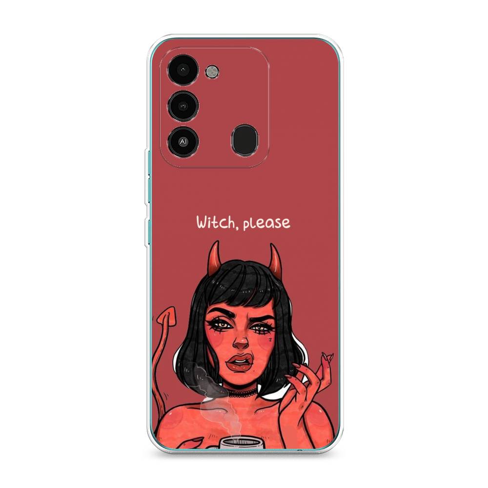 

Чехол Awog на Tecno Spark Go 2022/8С/9 "Evil Girl", Разноцветный, 301350-6