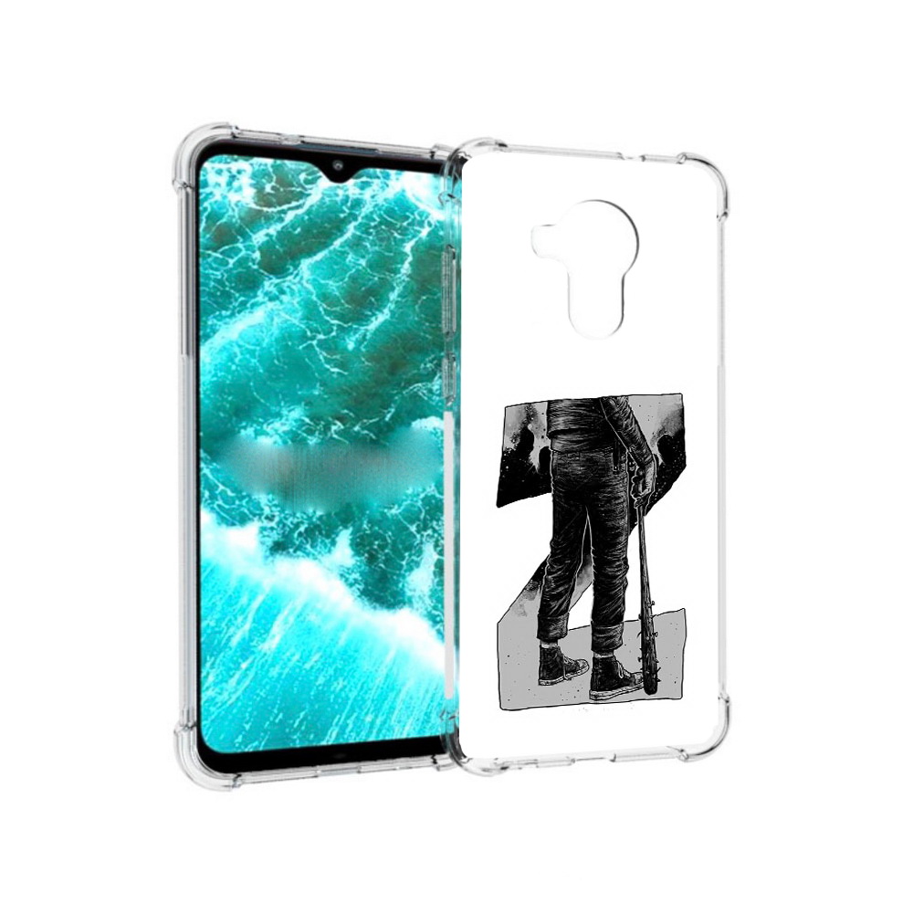 

Чехол MyPads Tocco для Nokia C30 воин черно белый (PT227054.117.265), Tocco